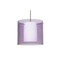 Besa Lighting Pahu 12 Stem Pendant, Trans. Amethyst/Opal, Satin Nickel Finish, 1x11W LED 1TT-A18407-LED-SN - alternate 1